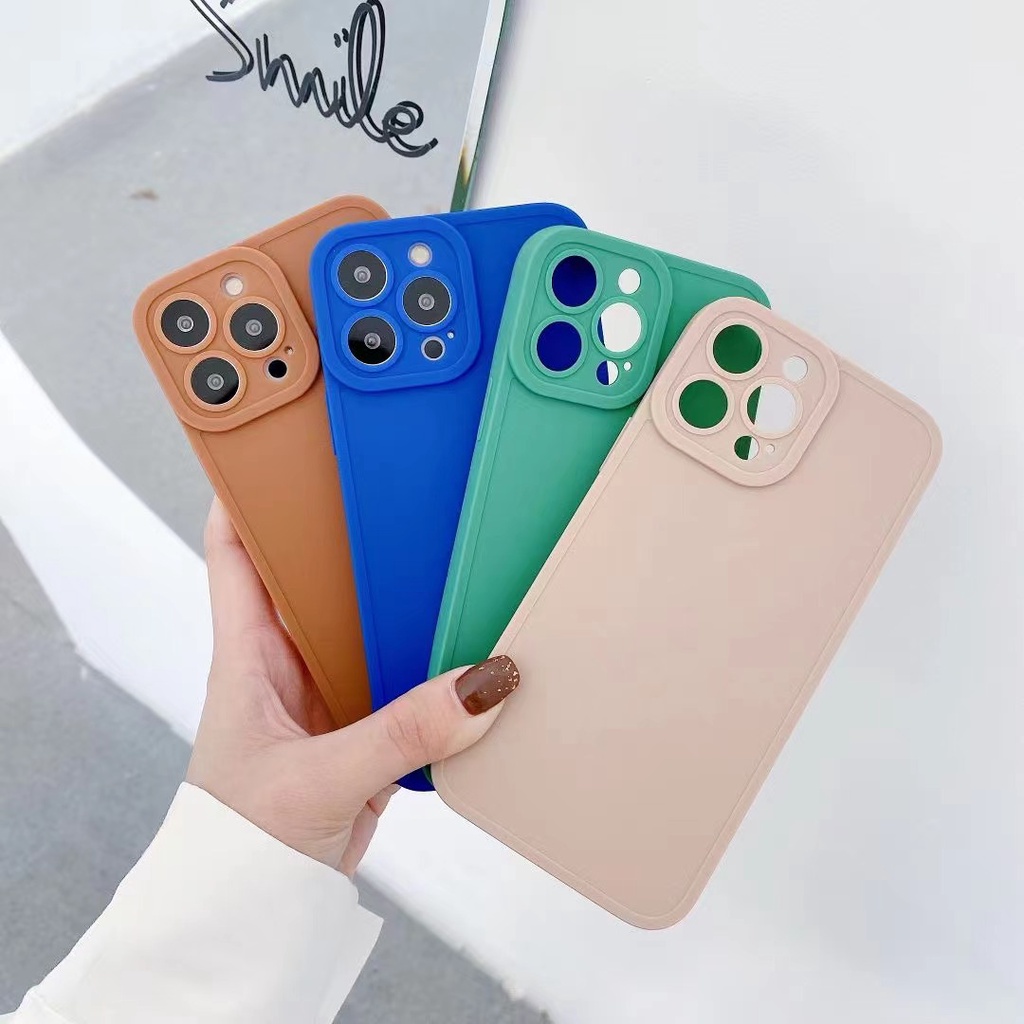 Soft Case TPU Motif Kamera Untuk IPhone 13 Pro MAX 12 11 Pro MAX X XS MAX XR 7 Plus 8 Plus