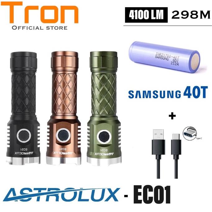 Senter LED Astrolux EC01 XHP50B-3V 3500LM max 4100 lumens USB-C
