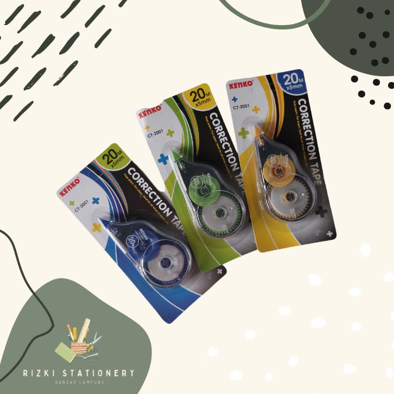 

Tipex / Tipe x / Tip Ex / Correction Tape Kenko CT-2001 20m x 5mm
