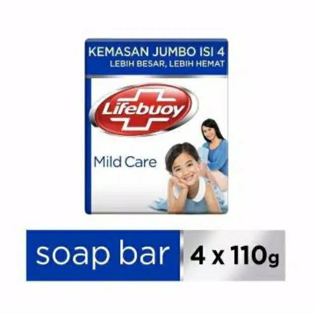 LIFEBUOY Soap Bar Mildcare 70g x 4pcs