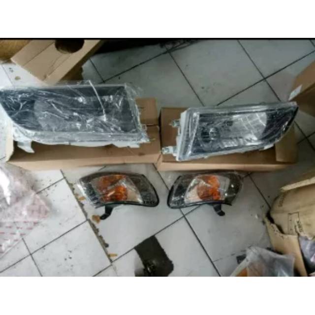 Headlamp Corolla Great Black Smoke 1 set Depo