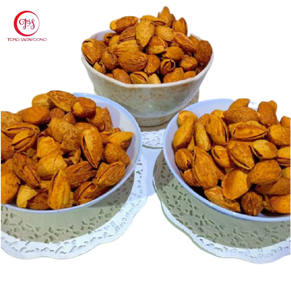 Kacang Almond Susu Panggang 1 kg - Original Milk Roasted Almond