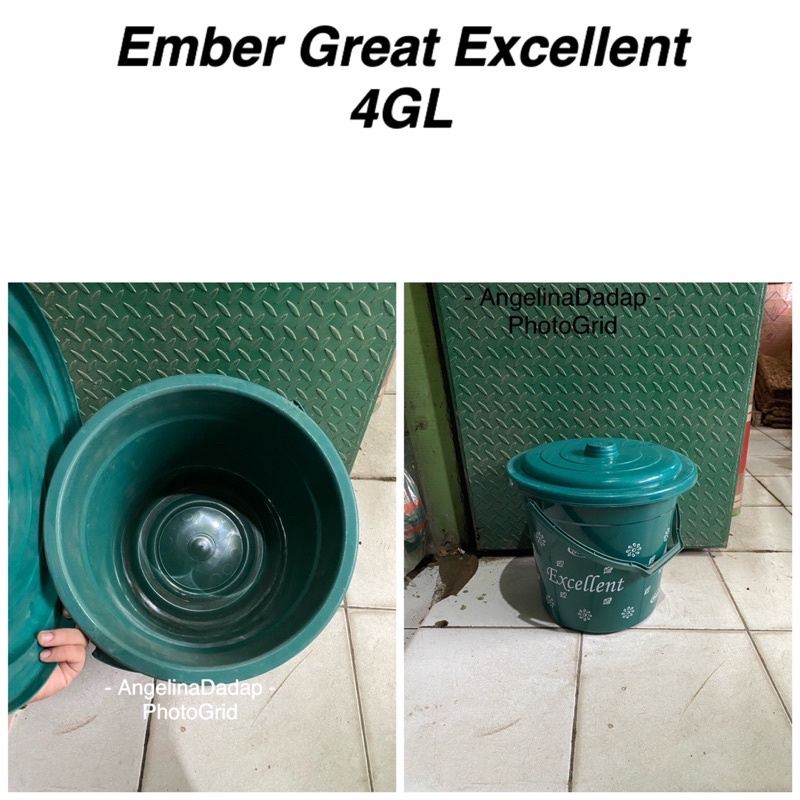 Ember Tutup Great Excellent 4GL Ember Plastik Tutup + Gagang