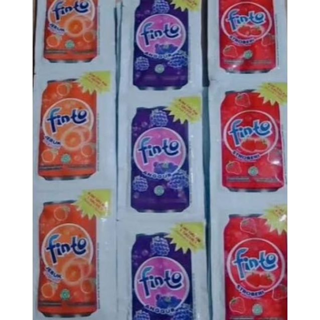 

Finto Minuman Instant Serbuk Aneka Rasa ( 1 Renceng=10Sachet )