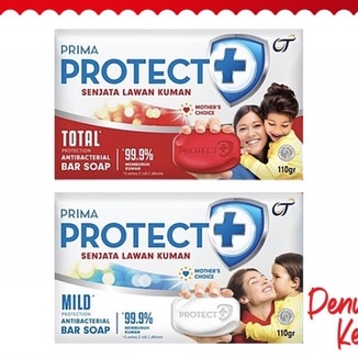 PRIMA PROTECT+ SABUN MANDI BATANG ANTI BACTERIAL 4 x 110 gr (Banded)