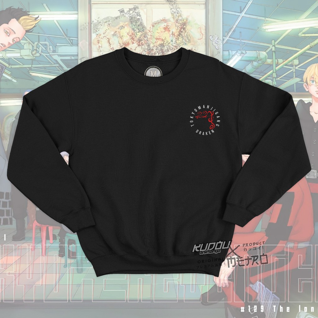 Crewneck Draken Tokyo Manji Anime Manga Tokyo Revengers Premium