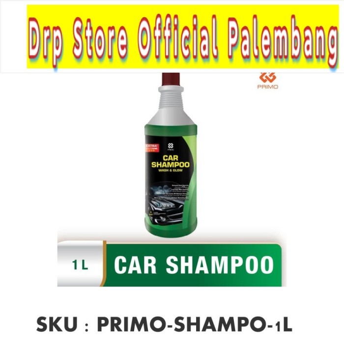 PRIMO Shampoo Cuci Mobil WASH &amp; GLOW 1L - Shampo