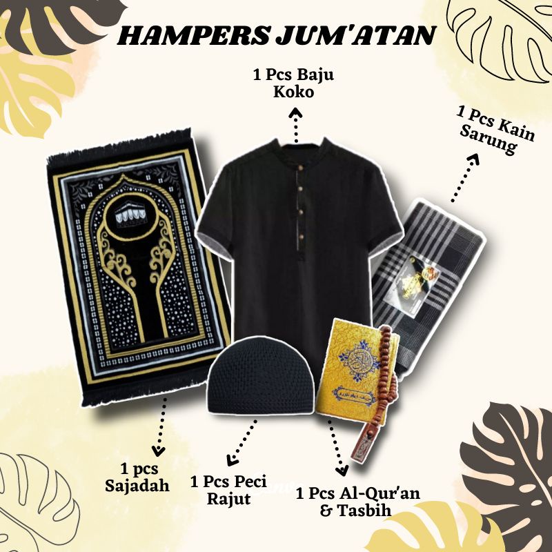 

HAMPERS COWOK PREMIUM/HAMPERS JUMATAN PREMIUM/KADO WISUDA/KADO ULTAH/KADO ANNIV/HAMPERS SHOLAT