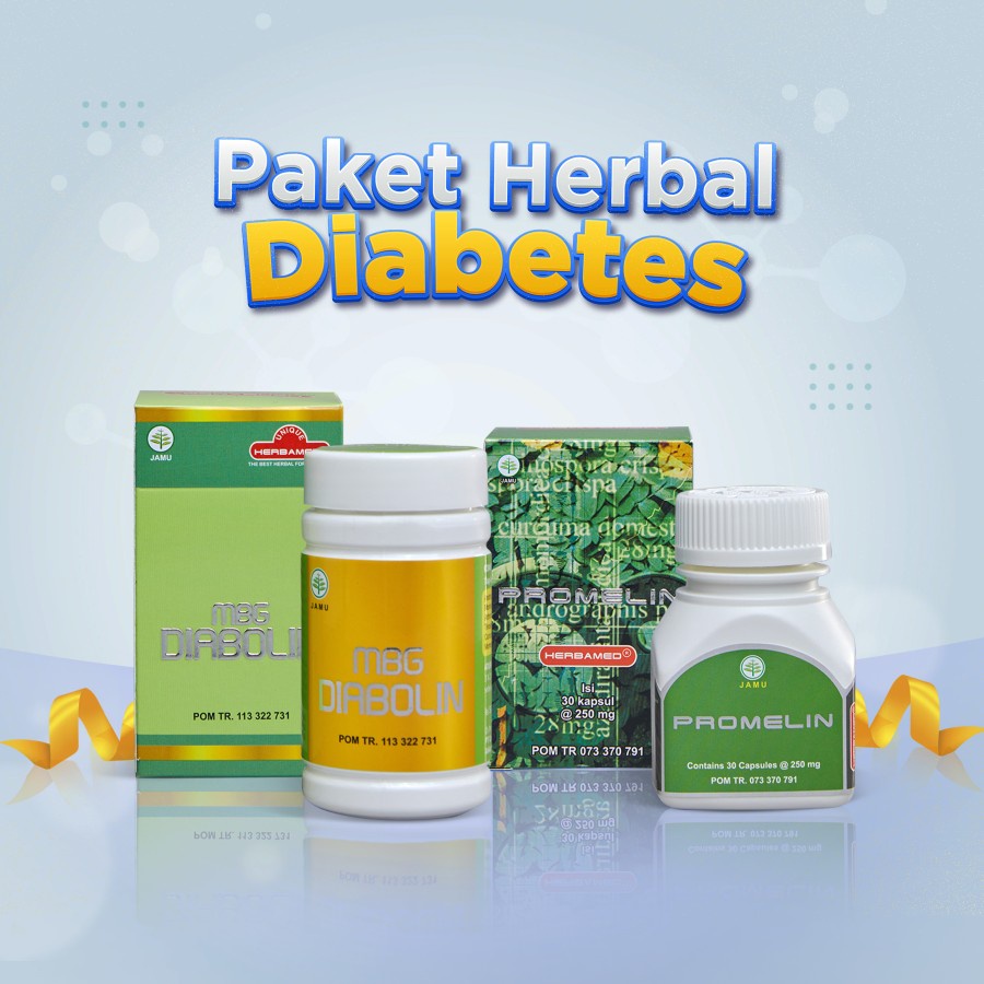 

Paket herbamed herbal Obat Diabetes Diabolin Promelin