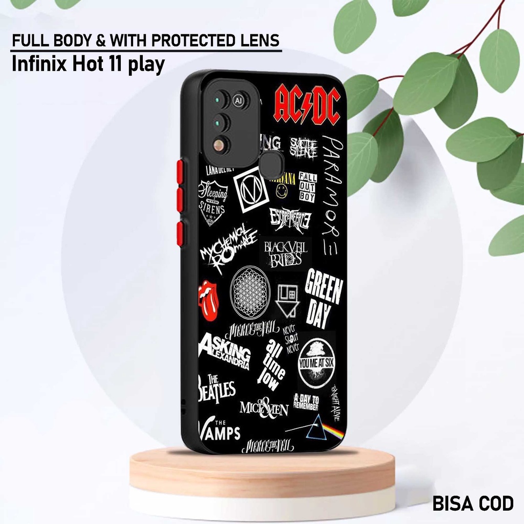 Case Infinix Hot 11 Play - Motif Case [ Aesth Sticker ] - Hardcase Infinix Hot 11 Play - Softcase In