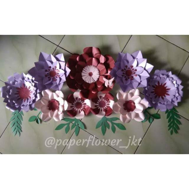 

TERMURAH !! PAPER FLOWER COSTUM BISA PILIH WARNA ( PAKET LARGE )