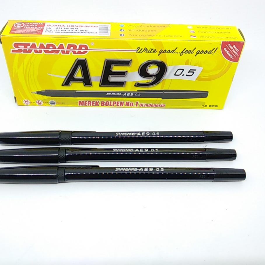 

Standard Pen - AE9 0.5 Isi 12 pcs Pulpen, Pena, Ballpoint .,
