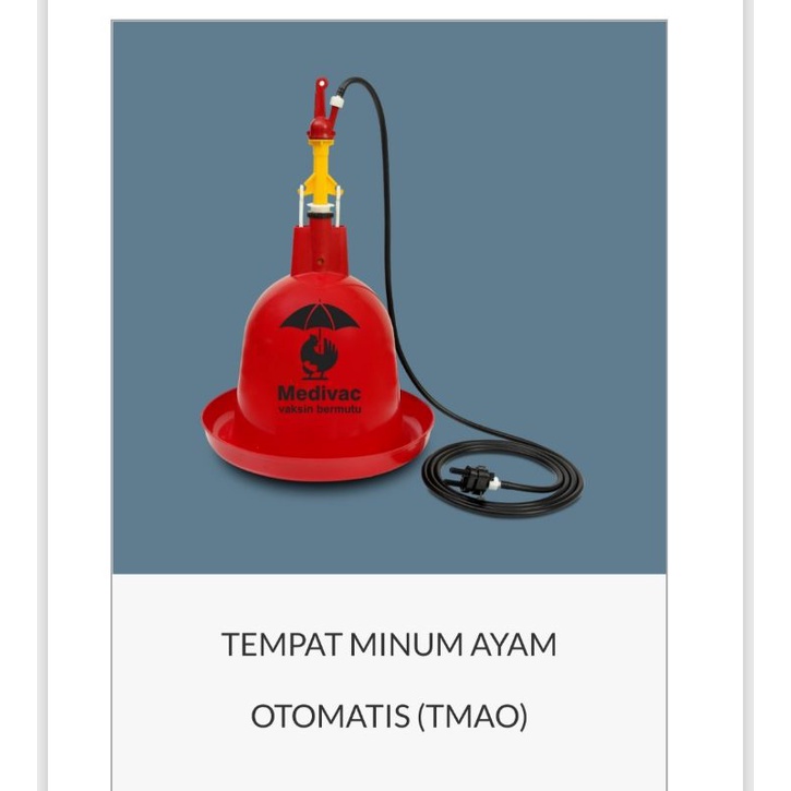 Tempat minum ayam Otomatis