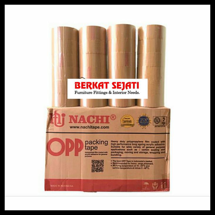 

Lakban Coklat Tan Nachi Opp Tape 2" Inch / 48 Mm / 100 Yard