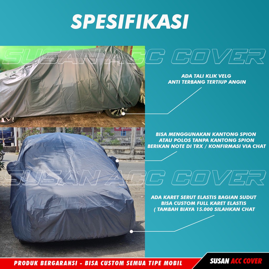Body Cover Mobil Fortuner Sarung Mobil Fortuner/Fortuner vrz/pajero sport/pajero lama/pajero dakar