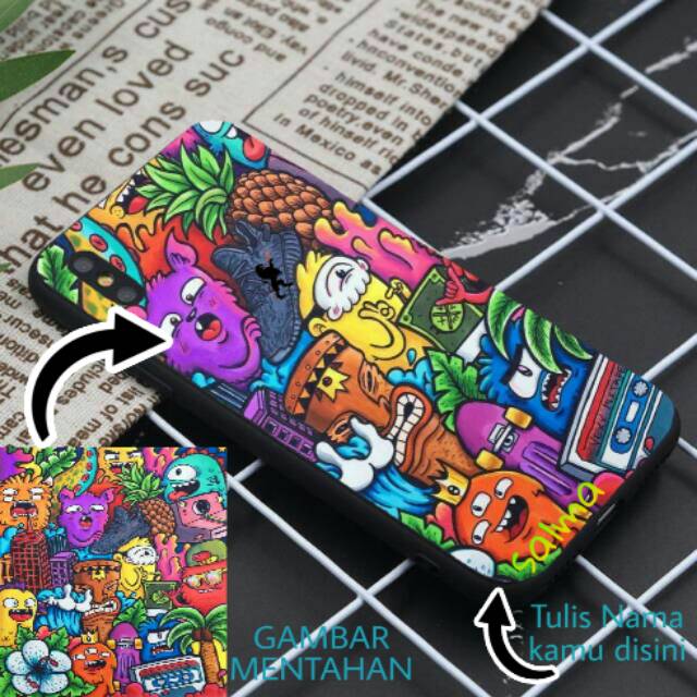 CASE HP CUSTOM LUCU DAN UNIK, ORIGINAL EAZY INDONESIA