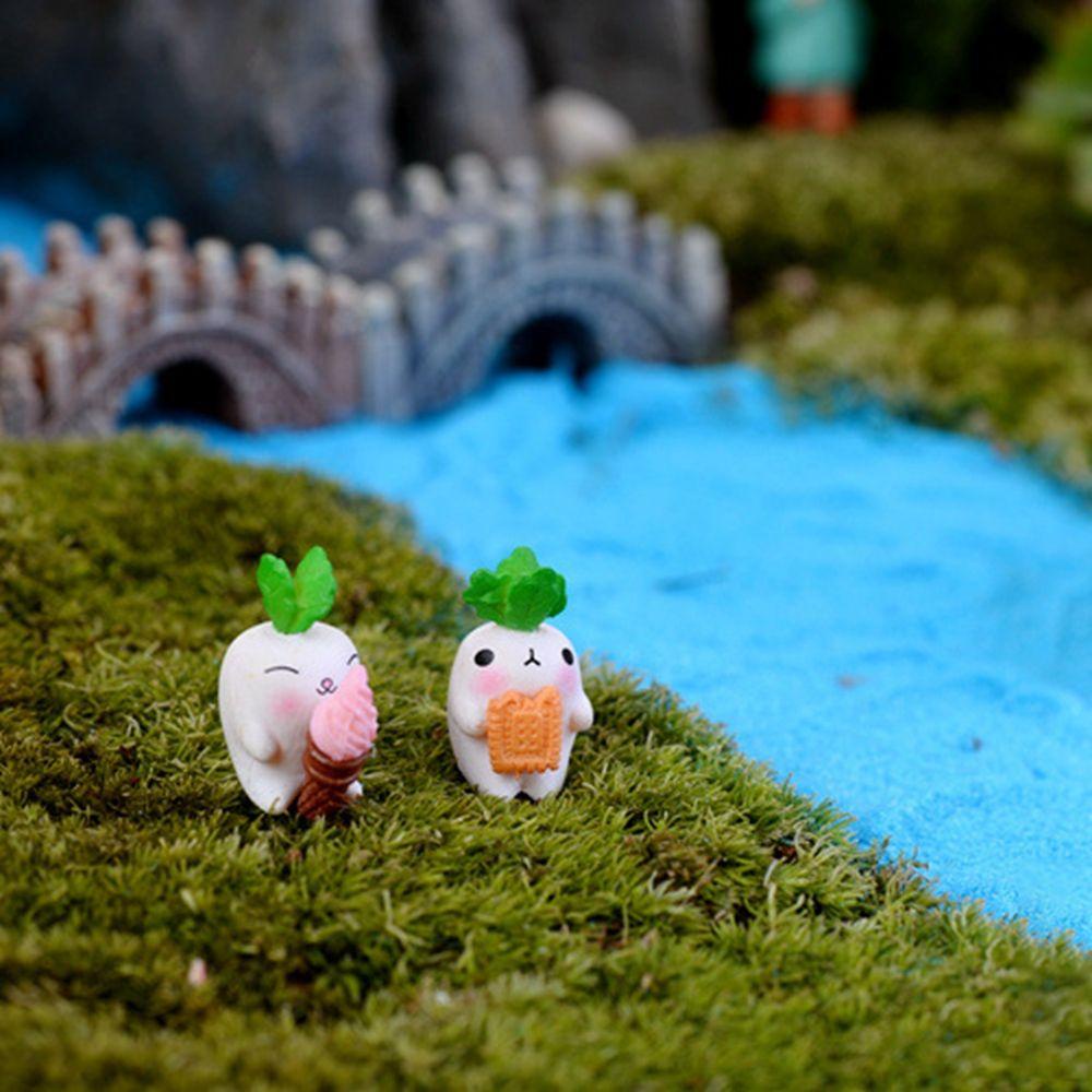 [Elegan] Dekorasi Paskah Kerajinan Tangan Mini Wortel Lumut Untuk Dekorasi Bonsai Taman Peri Lanskap Mikro