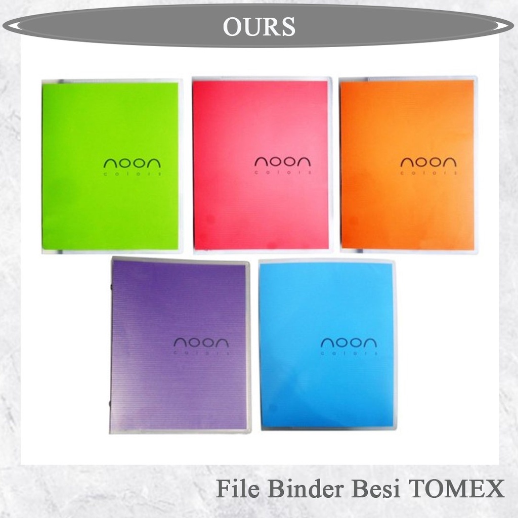 

TOMEX File Binder Besi / Binder File Motif NEON COLOR A5