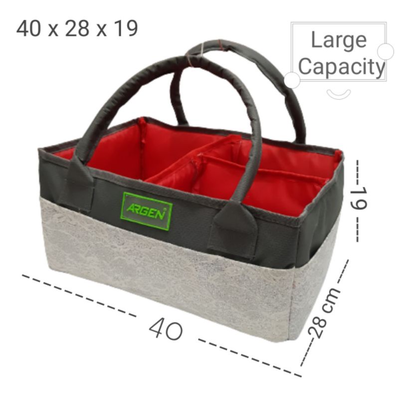CADDY BAG ARGEN /  CADDY  BAG BABY ARGEN MODEL ATT02  / Multipurpose Caddy Bag BABY  / Diaper Bag / Tas Bayi