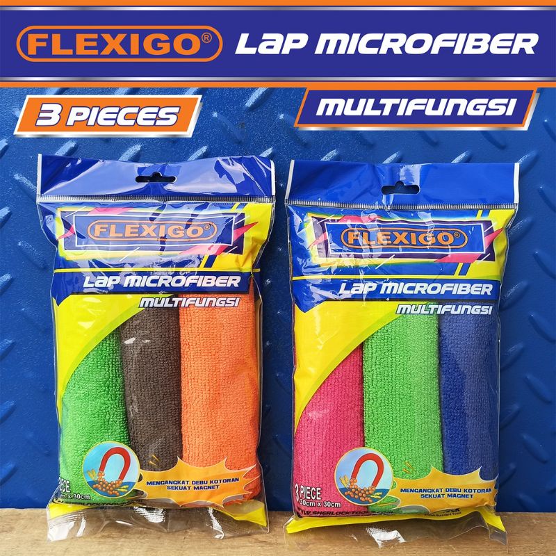 Kain lap microfiber Synott multi fungsi mobil motor dapur