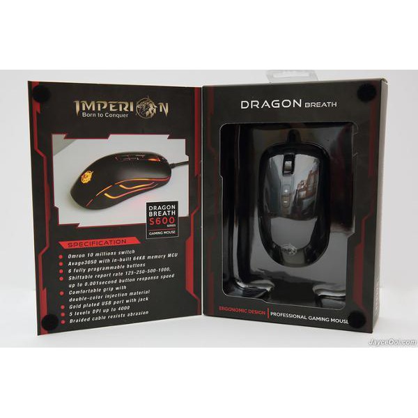 Imperion Dragon Breath S600 - Macro Gaming Mouse