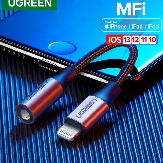 Ugreen Mfi Lightning To 3.5Mm Female Jack Aux Cable For Iphone Termurah