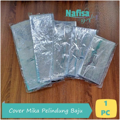 Cover Baju Anak 45x68 Anti Debu Mika Plastik Transparan Pelindung Pakaian Gantung Nafisa Display