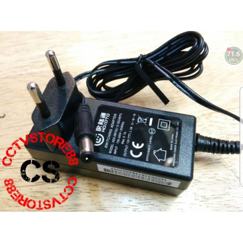 Adaptor DVR Dan Kamera CCTV Pengintai 2A 12V murni asli ADAPTOR DVR HIKVISION DVR DAHUA ADAPTOR HIOT
