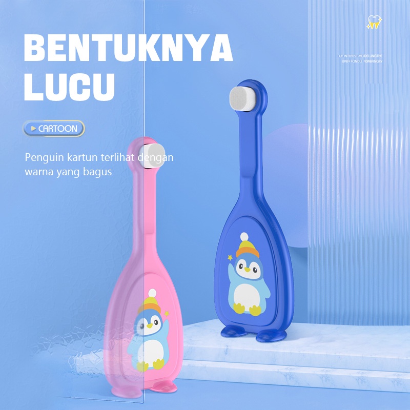 HIPPO LAND Sikat Gigi Bayi /Tooth Brush Bayi Bahan Silikon Bpa Free 265