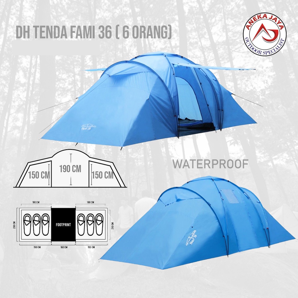 DH TENDA FAMI 36 ( 6 -9 orang )