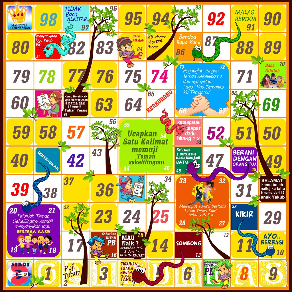 Jual PERMAINAN ROHANI Ular Pohon (Snake & Tree) Indonesia|Shopee Indonesia