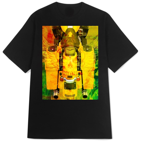 Kaos Biker Skull Tattoo Bikers SKU-199448495003 Tshirt Unisex