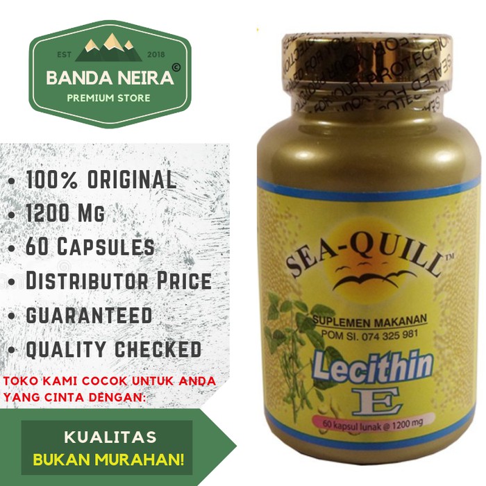 Sea Quill Lecithin E 60 Softgel 1200 Mg