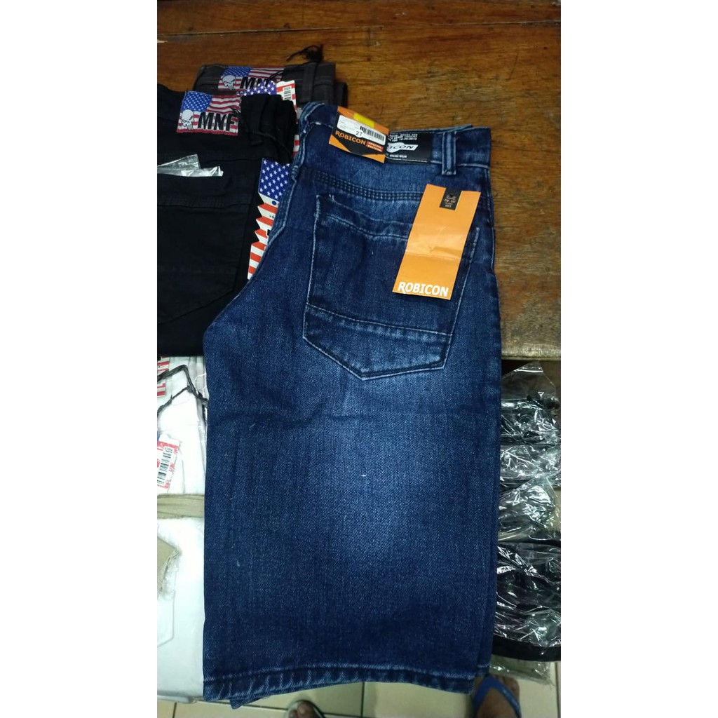 celana jeans denim garmen pendek pria wiscer cucian model terbaru bisa COD