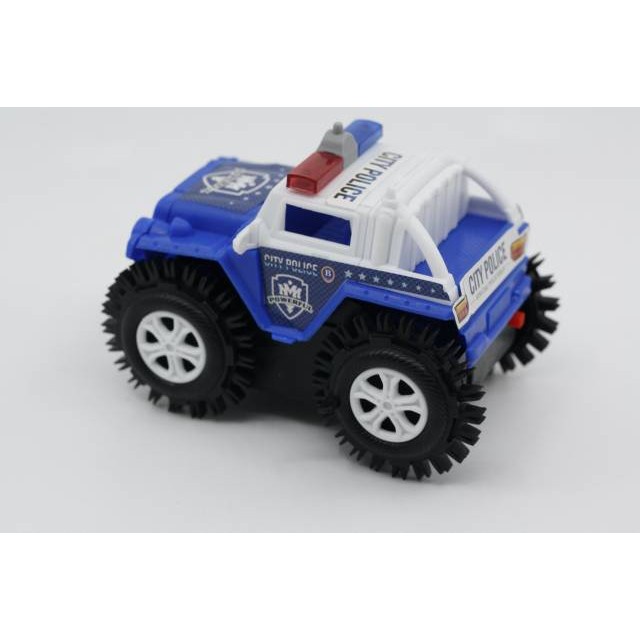 POLICE DAN JEEP TUMBLING TIPPING CAR MAINAN MOBIL JUNGKIR BALIK ANAK LAKI MONSTER