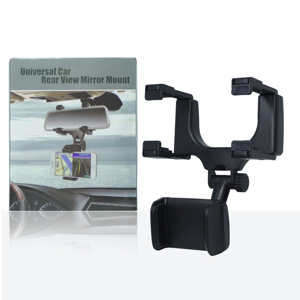 Rear View Mirror Mount Stand Handphone Car Holder Hp Aksesoris Mobil Universal - CH 201