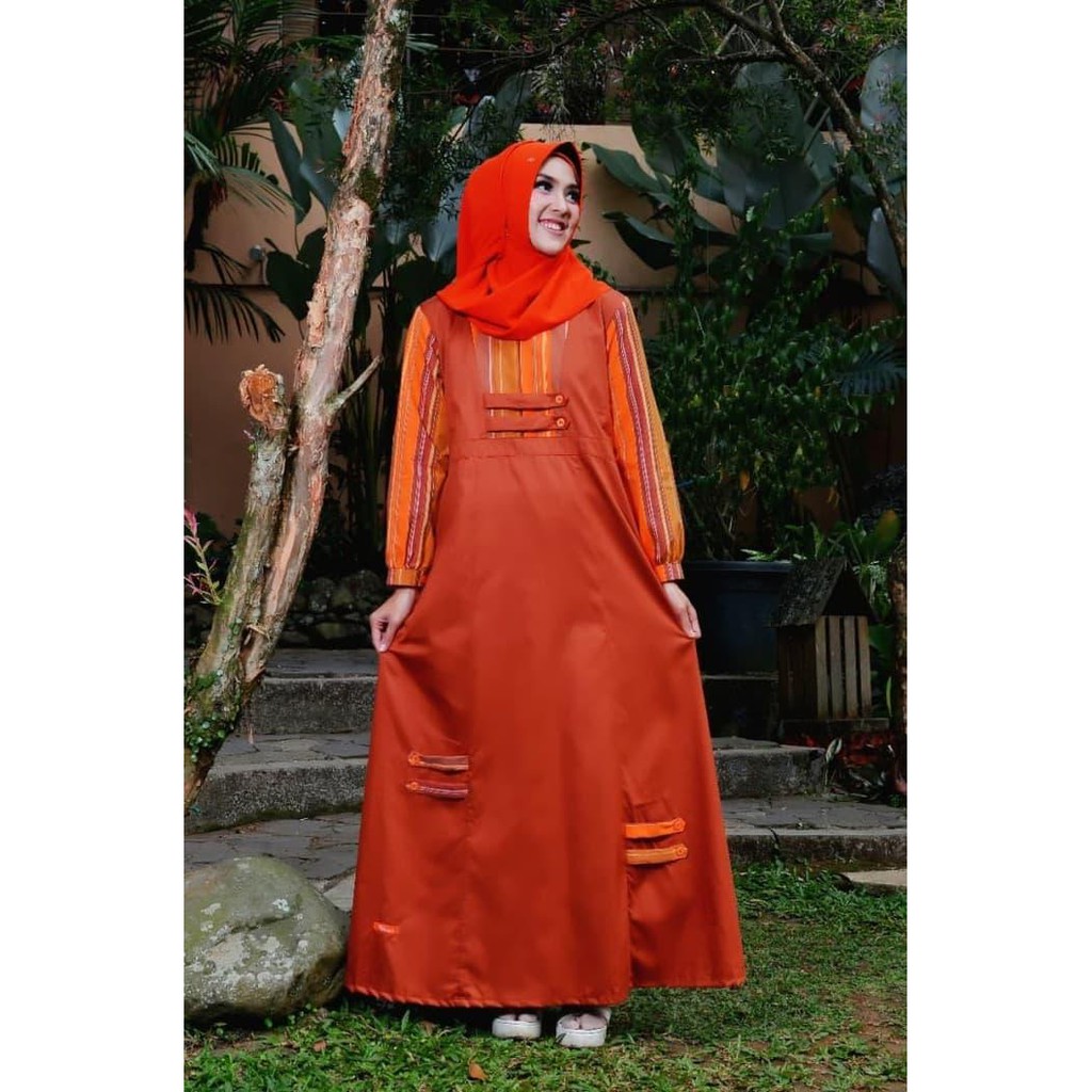 [gamis-wanita] Gamis Nibras NB 158 Katun - BATA, XXL