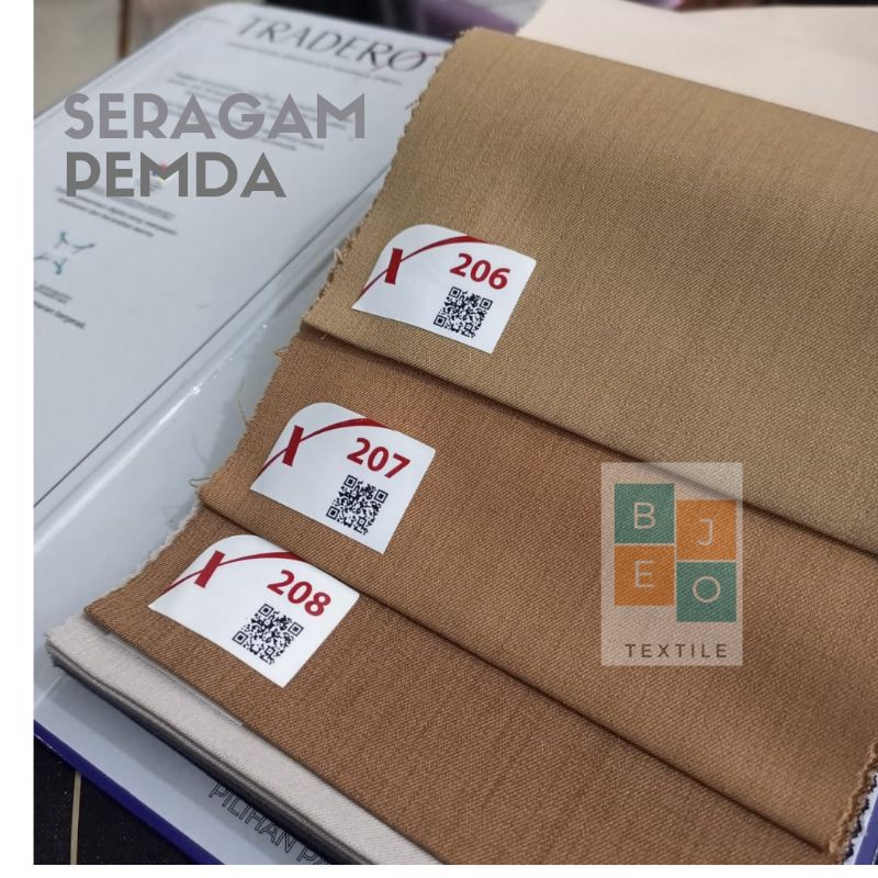 kain seragam Pemda tradero maxistyle wool sensation