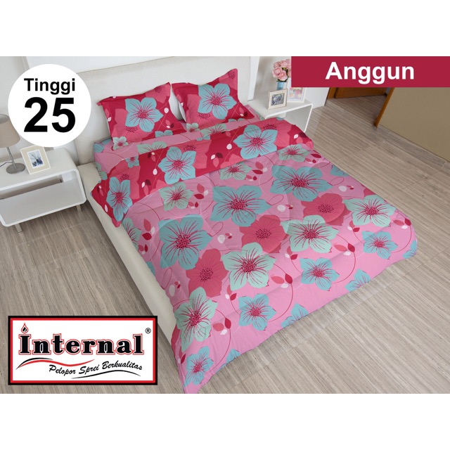 Sprei internal uk 160t25 ANGGUN ALBA DOT DENARA RAFA