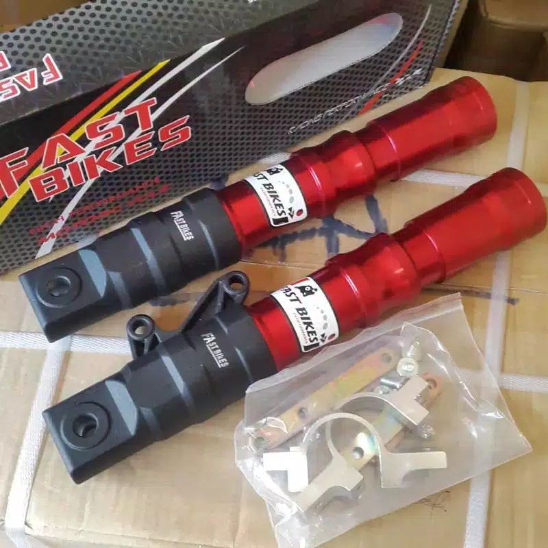 bottom shock depan vixion old/new tabung shock depan+kleman spakbor cnc motor vixion