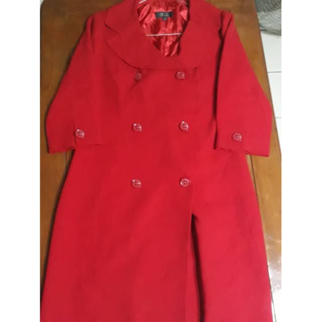 Preloved dress blazer AFAF dan Blazer rajut AFAF