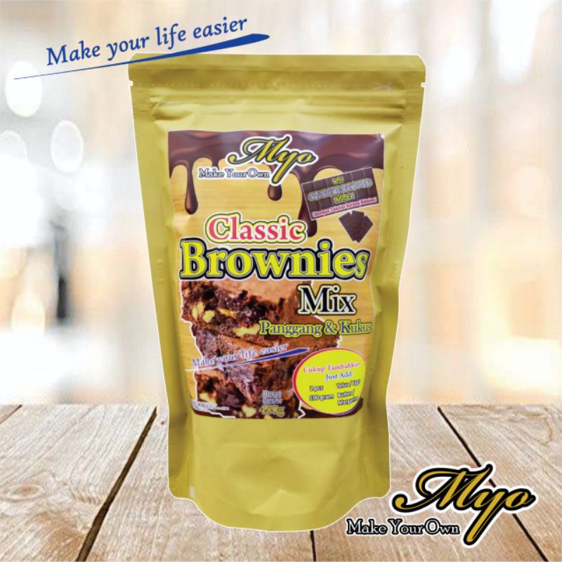 

Myo Tepung Premiks atau Tepung Instant siap pakai Brownies