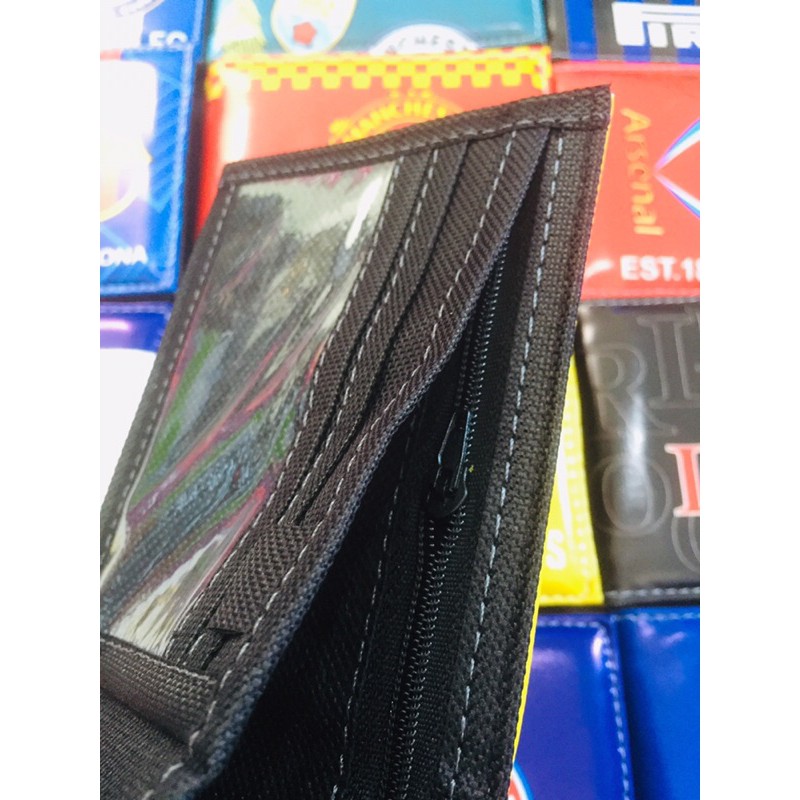 [AHLMN] Dompet bola, tim kesayangan di sakumu. bahan kulit PU model lipat dua #dompet #dompetanak