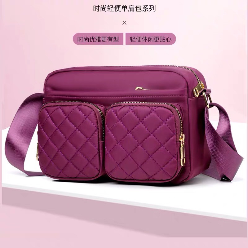 Tas Wanita Import Jinjing dan Selempang BOBO BB2064 2064 Bordir Bahan Parasut Kualitas Super High Qu