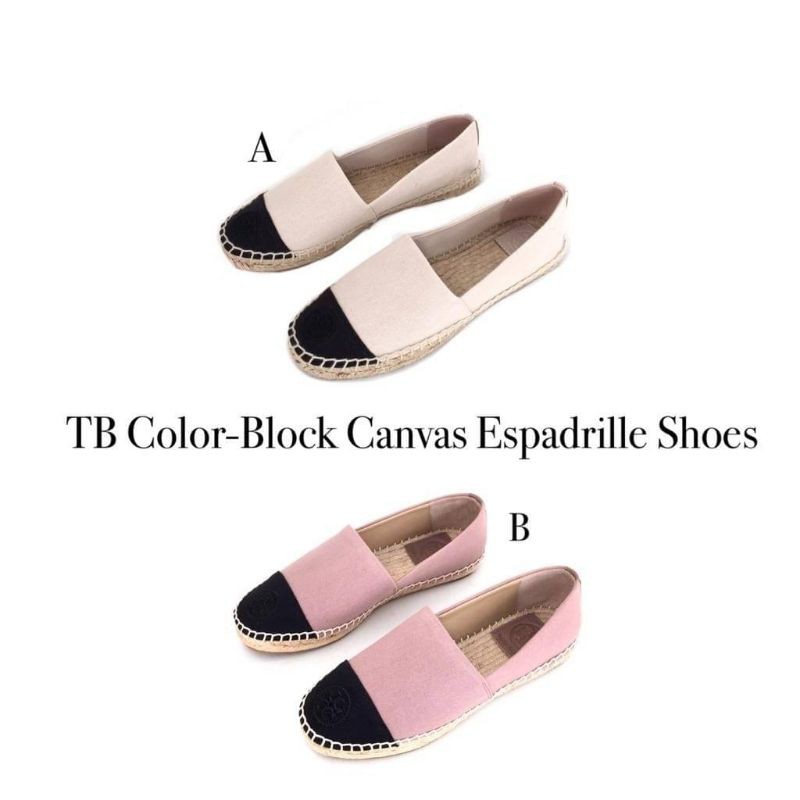 Sepatu wanita Tory Burch Color Block Canvas espa