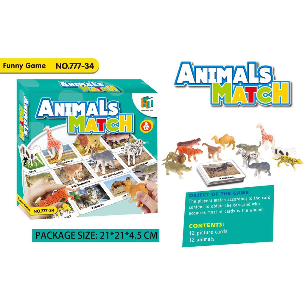 mainan edukasi animals match 777 34