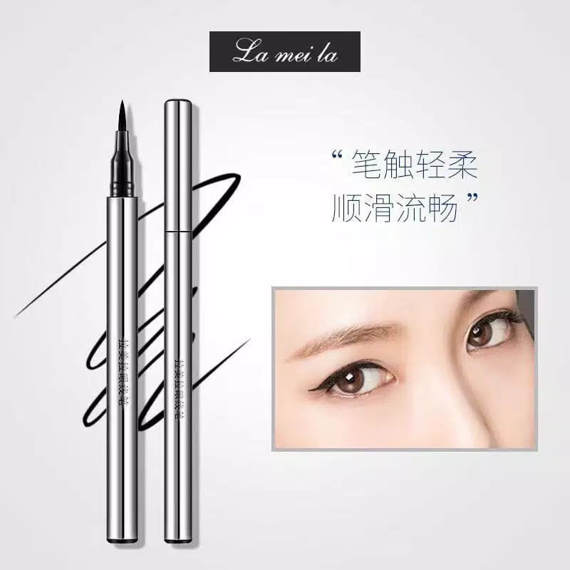 Lameila Eyeliner Anti Air &amp; Keringat Warna Gold Silver LS 1023