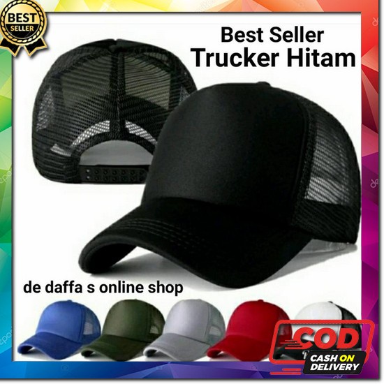 Topi Pria Distro Baseball Trucker Hat Jaring Wilogtype Black Navy Topi Pria Hurley Original Dri Fit 