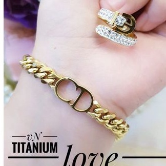 TiTanium set gelang cincin T44