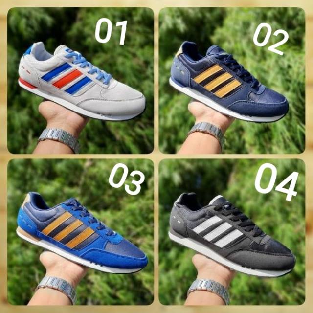 100% ORI (ADIDAS NEO CITY RACER) Sepatu/ Sepatu pria/ Sepatu Adidas/ Sepatu adidas original/Sneakers